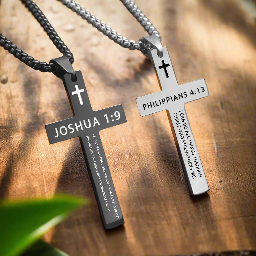 Faith & Scripture Cross Necklace