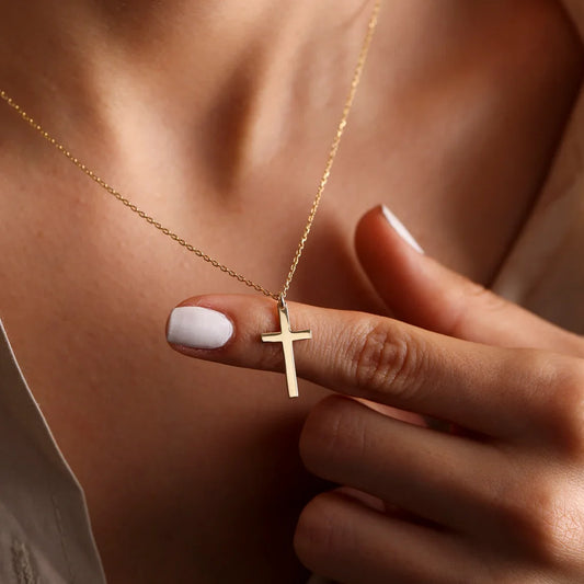 Eternal Shine Cross Necklace